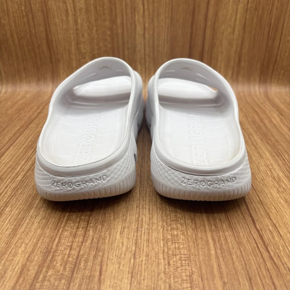 Cole Haan Zerogrand 360 Slide Sandals White Mens Size 11 Lightweight Comfort